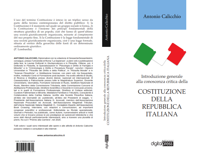 copertina saggio Antonio Calicchio